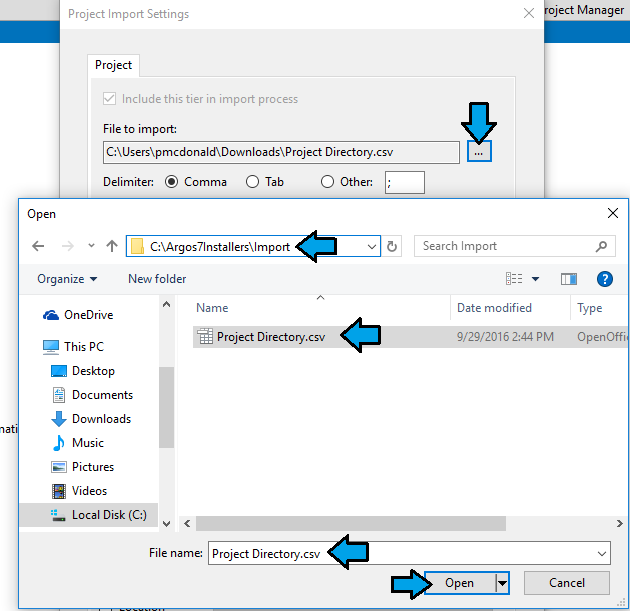 Importing Billing Codes from a text file Argos support
